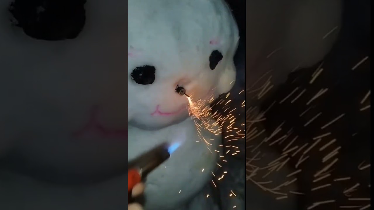Killer Bulldog VS Bałwan⛄ #experiment #pyrotechnica #machony #pyro #pirohit #fireworks #explosion