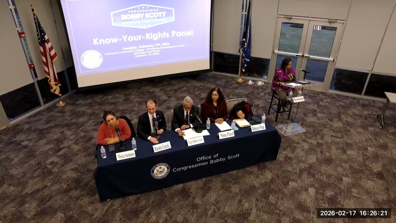 Rep. Scott Hosts Know-Your-Rights Immigration Panel