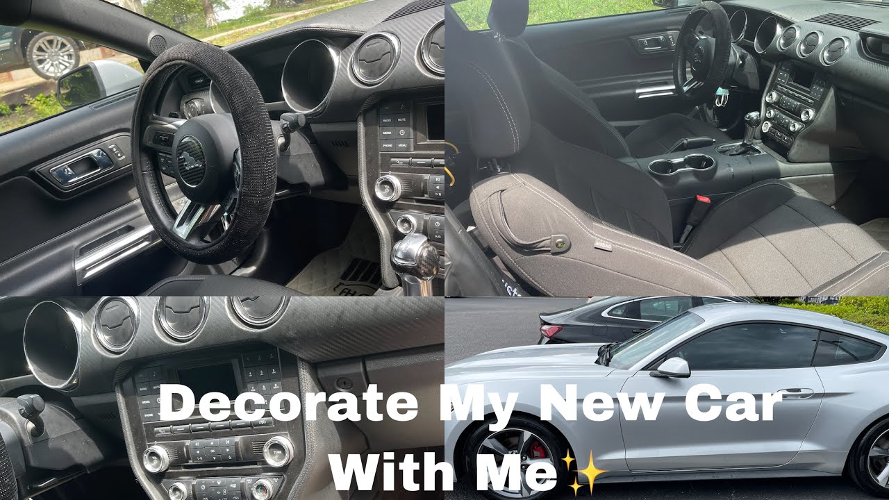 DECORATE MY NEW CAR WITH ME |TikTok & Amazon car must haves | Mustang