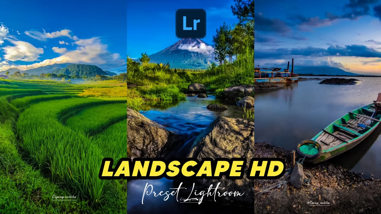 FREE 50+ PRESET LIGHTROOM | LANDSCAPE HD | PRESET LIGHTROOM TERBARU 2024