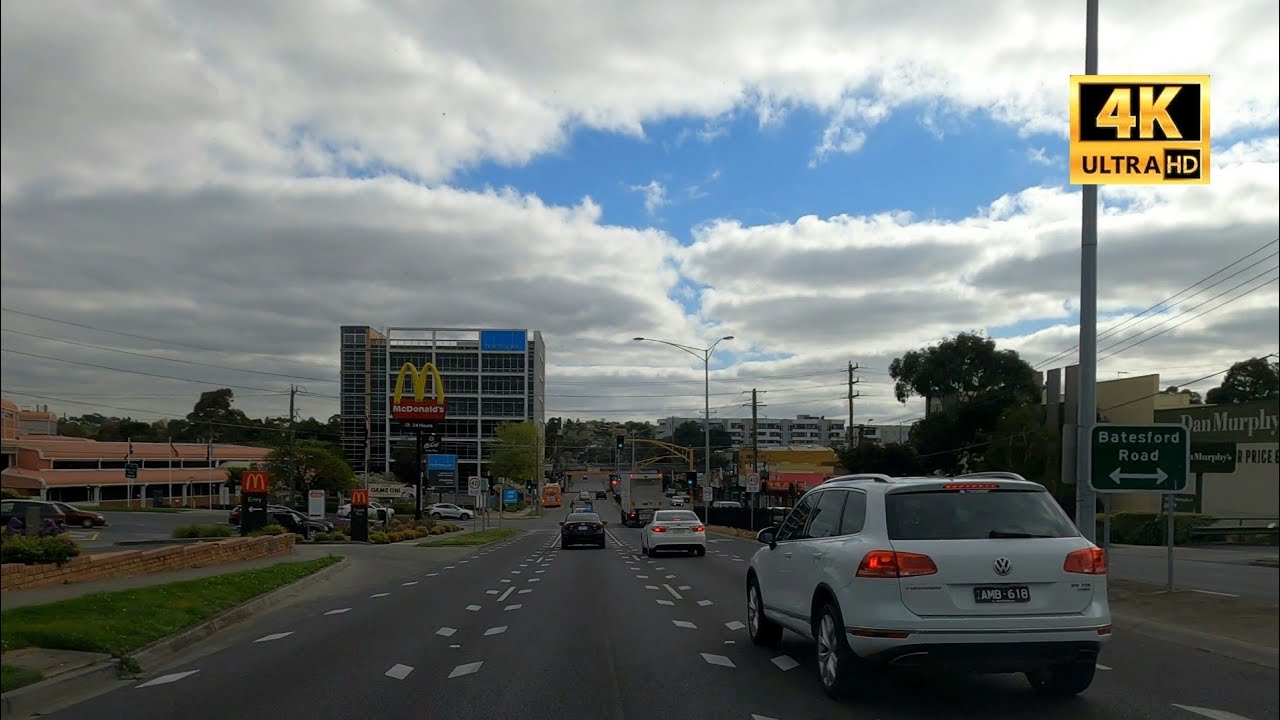 Moorabbin up to Malvern East via Warrigal Road - Road Victoria Australia