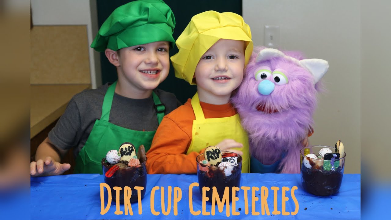 How to make Dirt Cup Cemeteries- special Halloween episode!