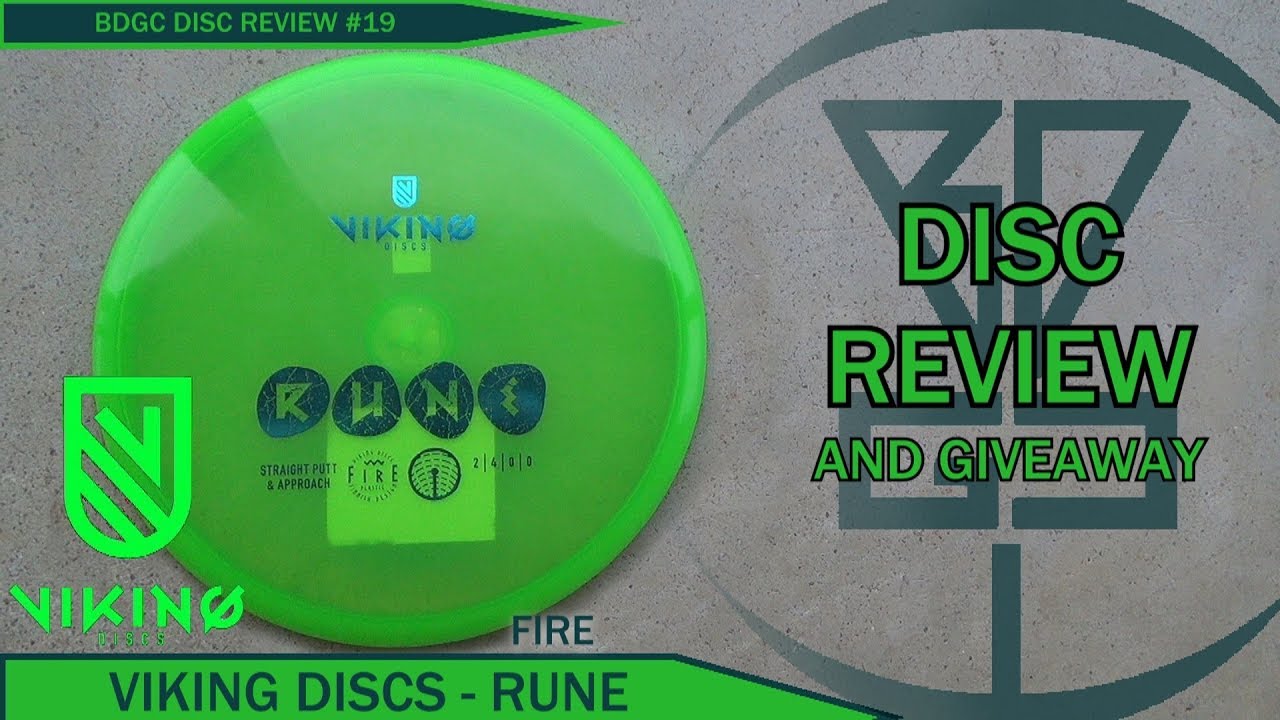 BDGC Disc Review #19: Viking Discs - Rune (Giveaway ended 3/11/2019)