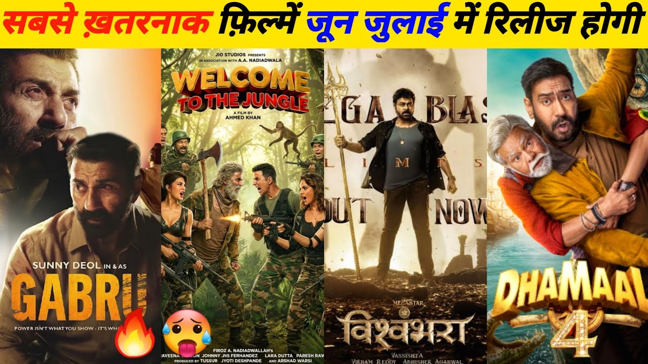 Top 10 Upcoming Blockbuster Indian Movies Releasing In June To July 2026 (Hindi) Bollywood & South