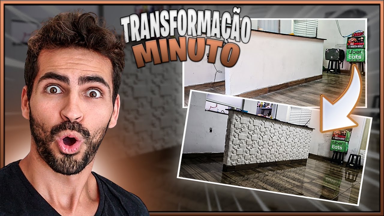 Instalando Gesso 3D Mosaico Em 1 Minuto (Simples e Fácil)