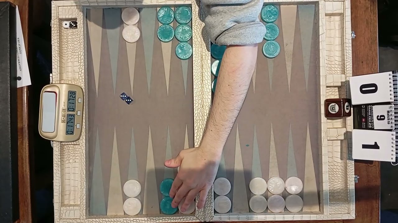 Burak Çulhacı G2 (top/blue) - Osman Erkol (bottom/white) WBF Grand Final Elite qualification match
