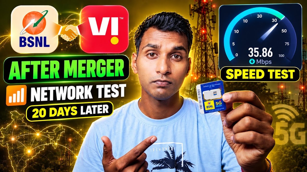 BSNL 5G Speed Test 📶 After Vi Network Sharing! 20 Days Real Usage Review 🔥