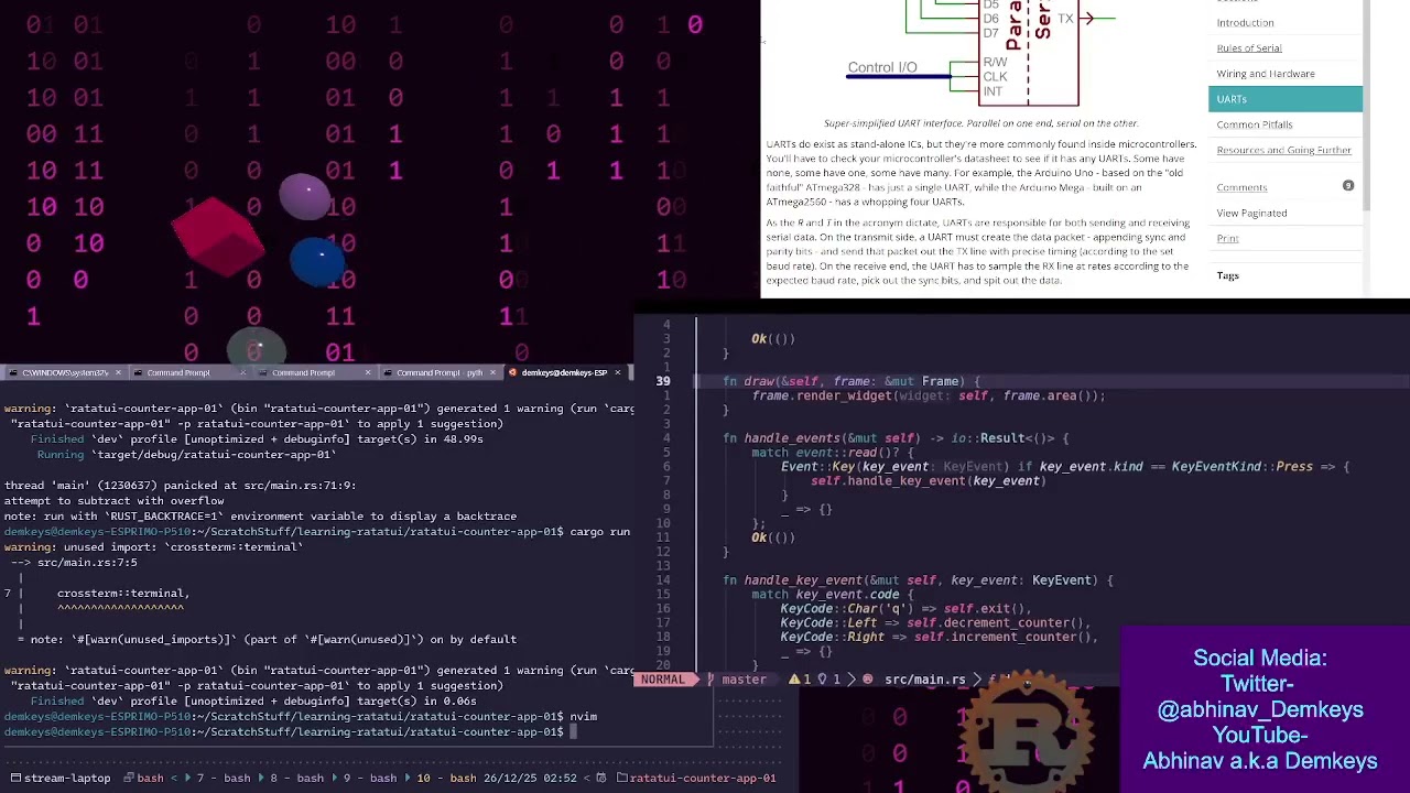 Exploring Serial Communication! SPI, I2C, USB, UART and more! 🏳️‍🌈 | 26122025 |
