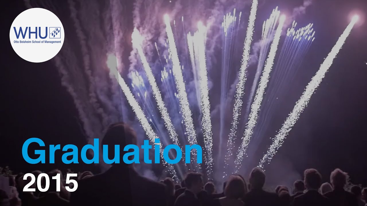 WHU Graduation Full-Time MBA Class of 2015, MSc Class of 2015, and Dr. rer.