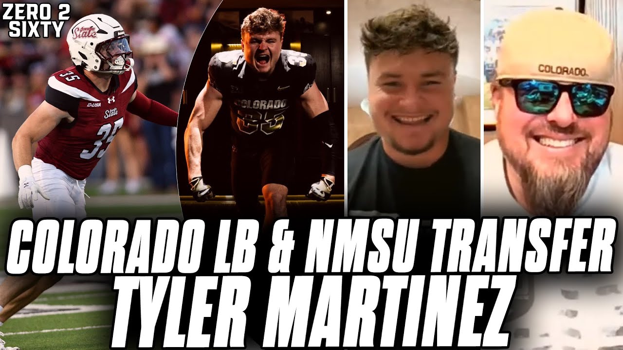 Colorado LB & NMSU Transfer Tyler Martinez On His Recruitment To Colorado, JUCO Football Journey!