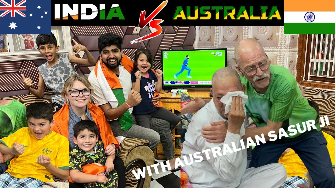 WATCHING INDIA VS AUSTRALIA WORLD CUP | MY DAD CRIED😭