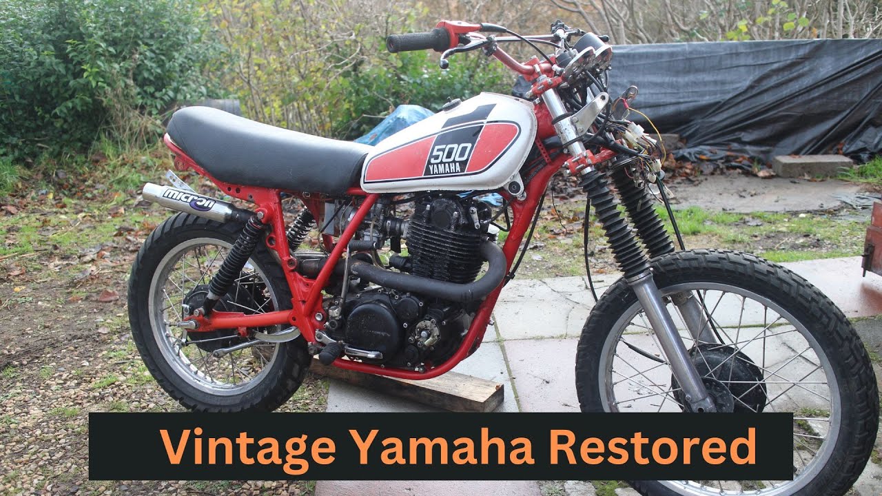 Yamaha XT500 Restored: Slide show, video at end