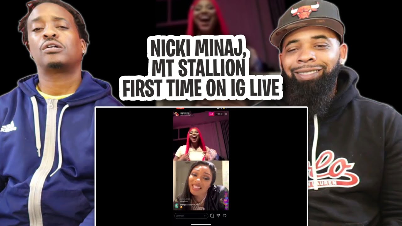 NICKI MINAJ & MEGAN THEE STALLION MEET FOR THE FIRST TIME ON IG LIVE (FULL VIDEO)REACT