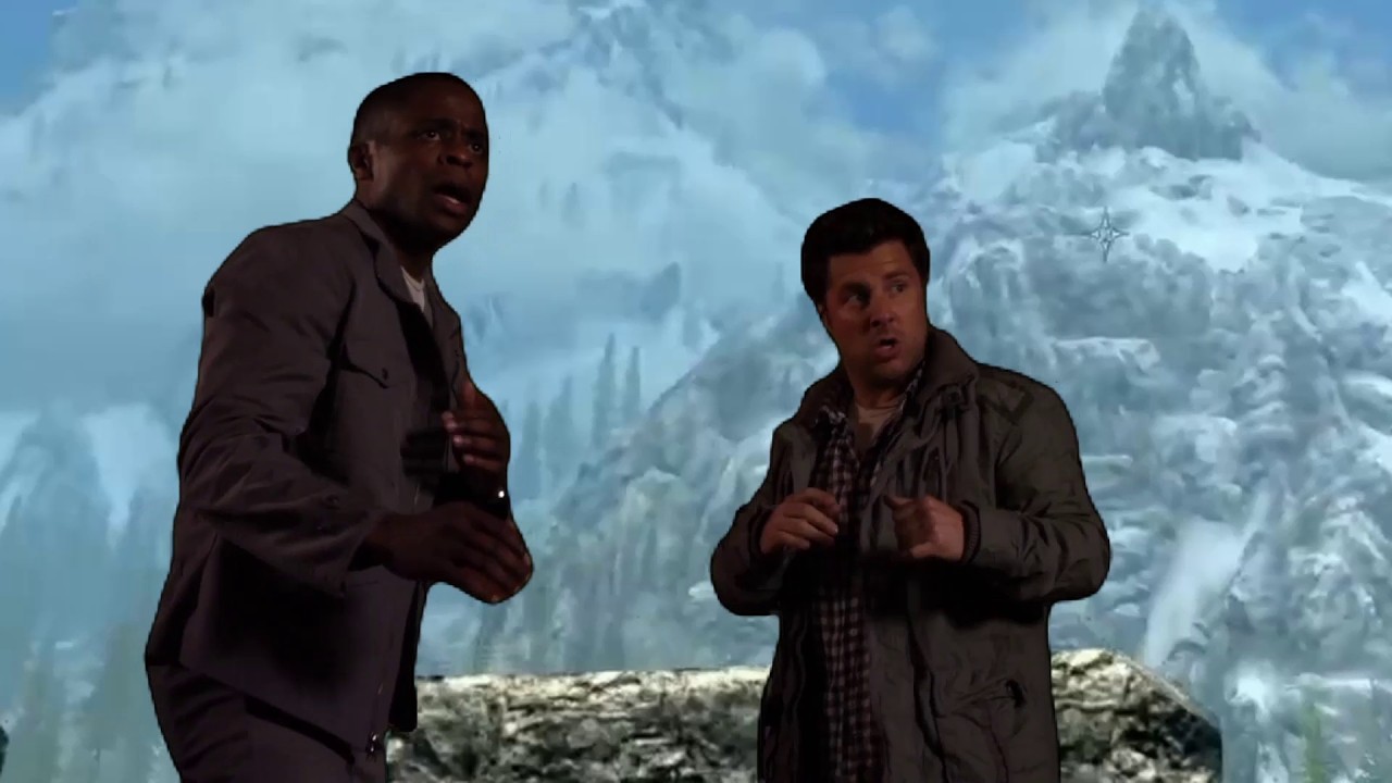 What if Shawn and Gus Fought a Dragon in Skyrim?