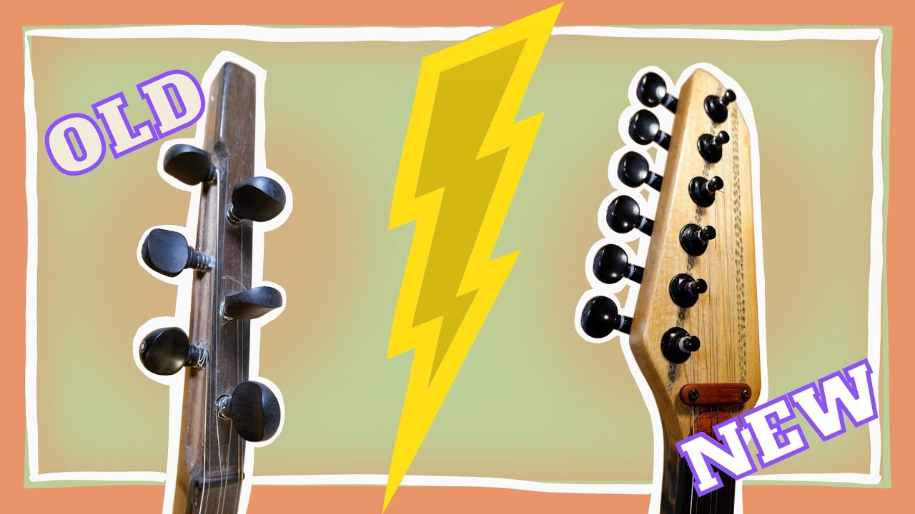 From Ordinary to Extraordinary: My Bağlama’s Epic Makeover! - Headstock Renovation