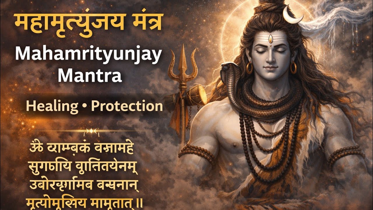 महामृत्युंजय मंत्र जाप | संकट नाशक शिव मंत्र | Peaceful Meditation