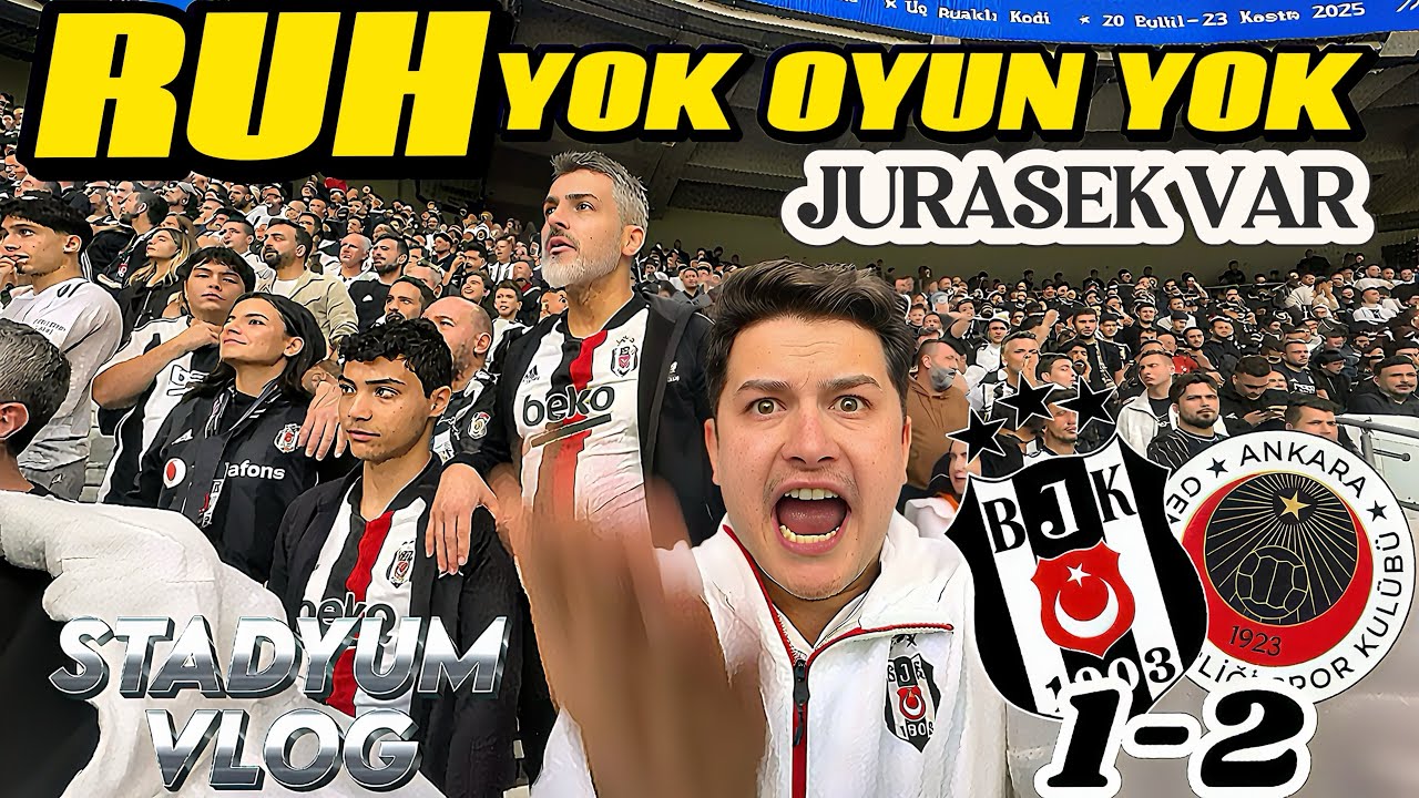 BEŞİKTAŞ GENÇLERBİLİĞİ 1-2 | İNÖNÜDE ARTIK İSYAN VAR TARAFTAR ÇILDIRDI | STADYUM VLOG