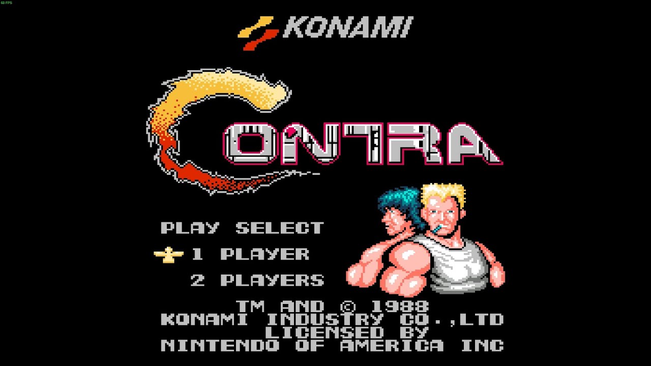 Contra (NES) - Let's Play - Full Playthrough - The Red Falcon Falls