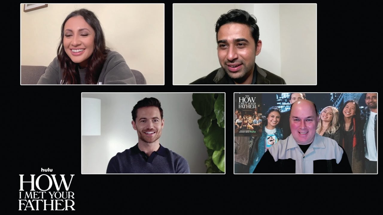 Francia Raisa, Tom Ainsley & Suraj Sharma Interview - How I Met Your Father (Hulu)