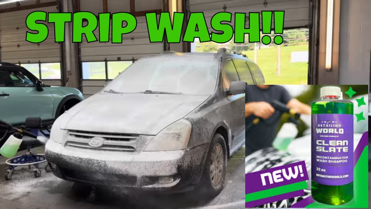 Jak usunąć nalot drogowy, wosk i środki uszczelniające za pomocą szamponu samochodowego Clean Sla...