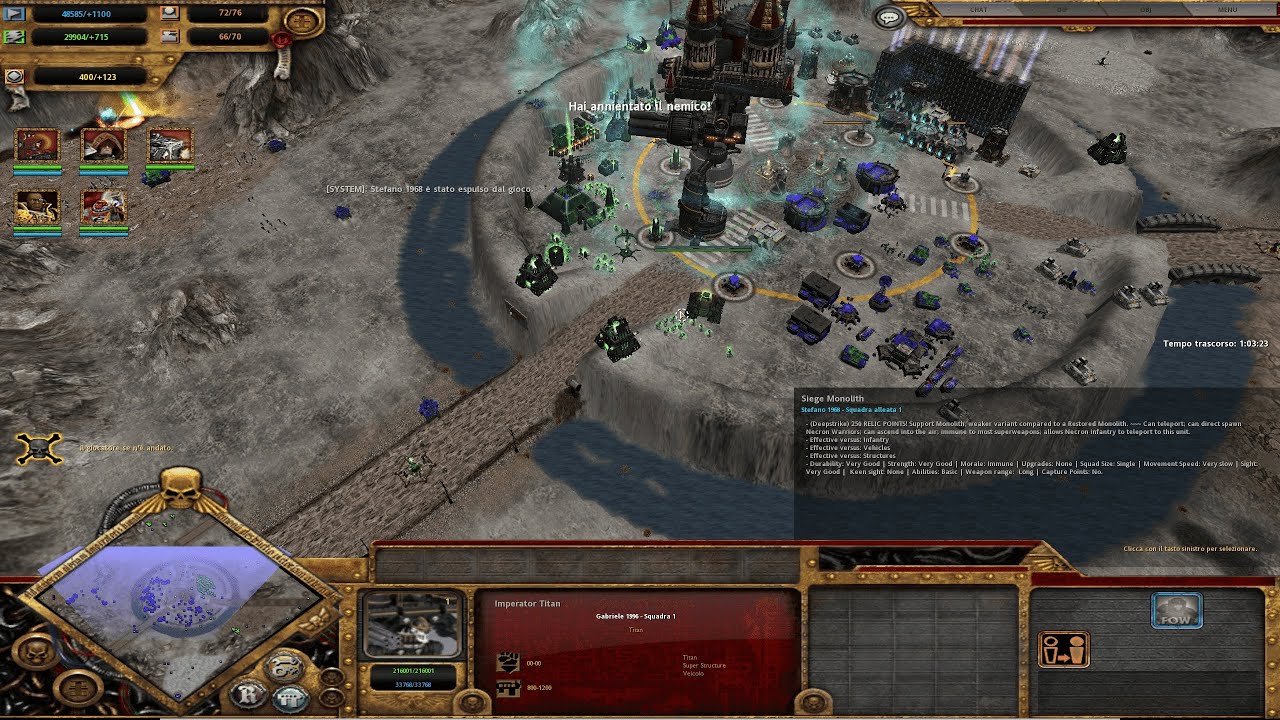 Warhammer 40000 Dawn of War Soulstorm Ultimate Apocalypse Mod Inquisition Daemon Hunter Harder AI