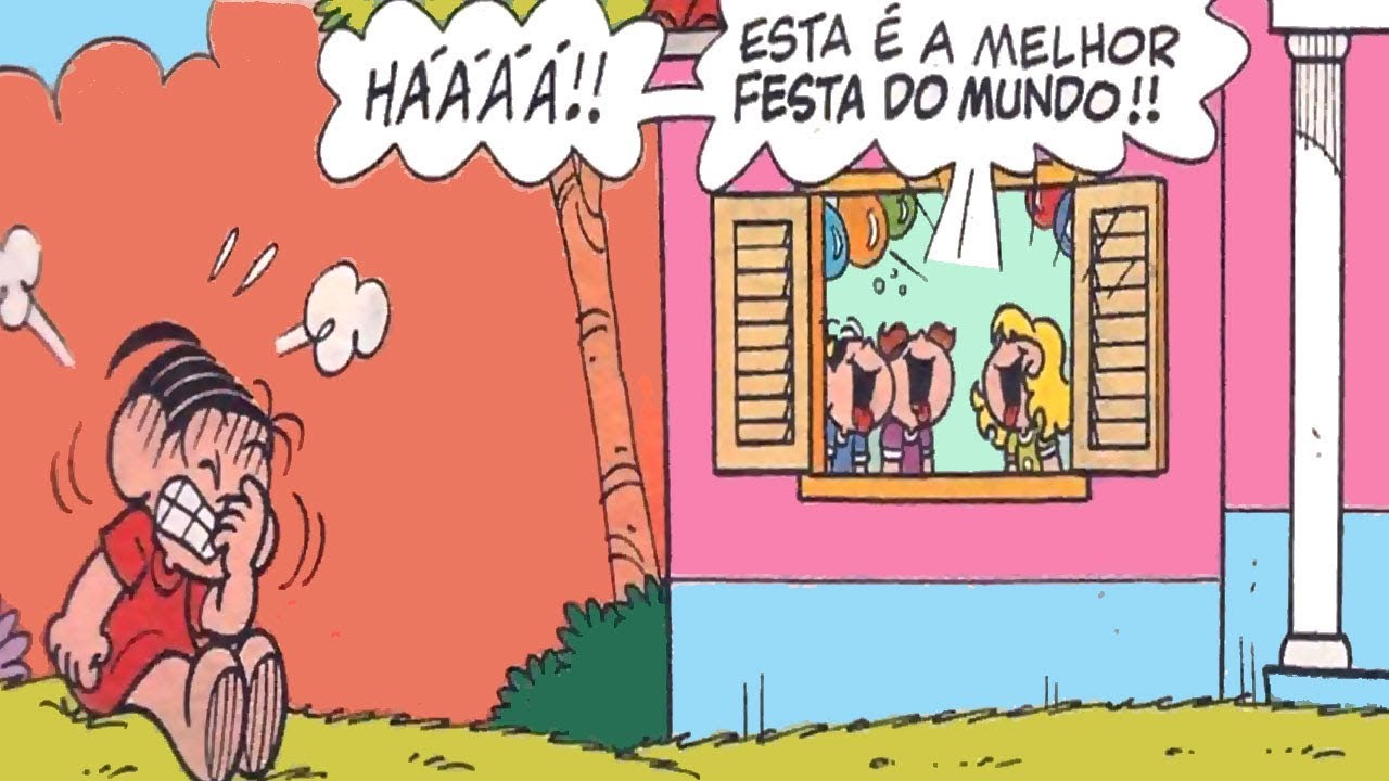 MÔNICA NÃO FOI CONVIDADA PARA A MELHOR FESTA DO MUNDO - QUADRINHOS MÁGICOS DA TURMA DA MÔNICA
