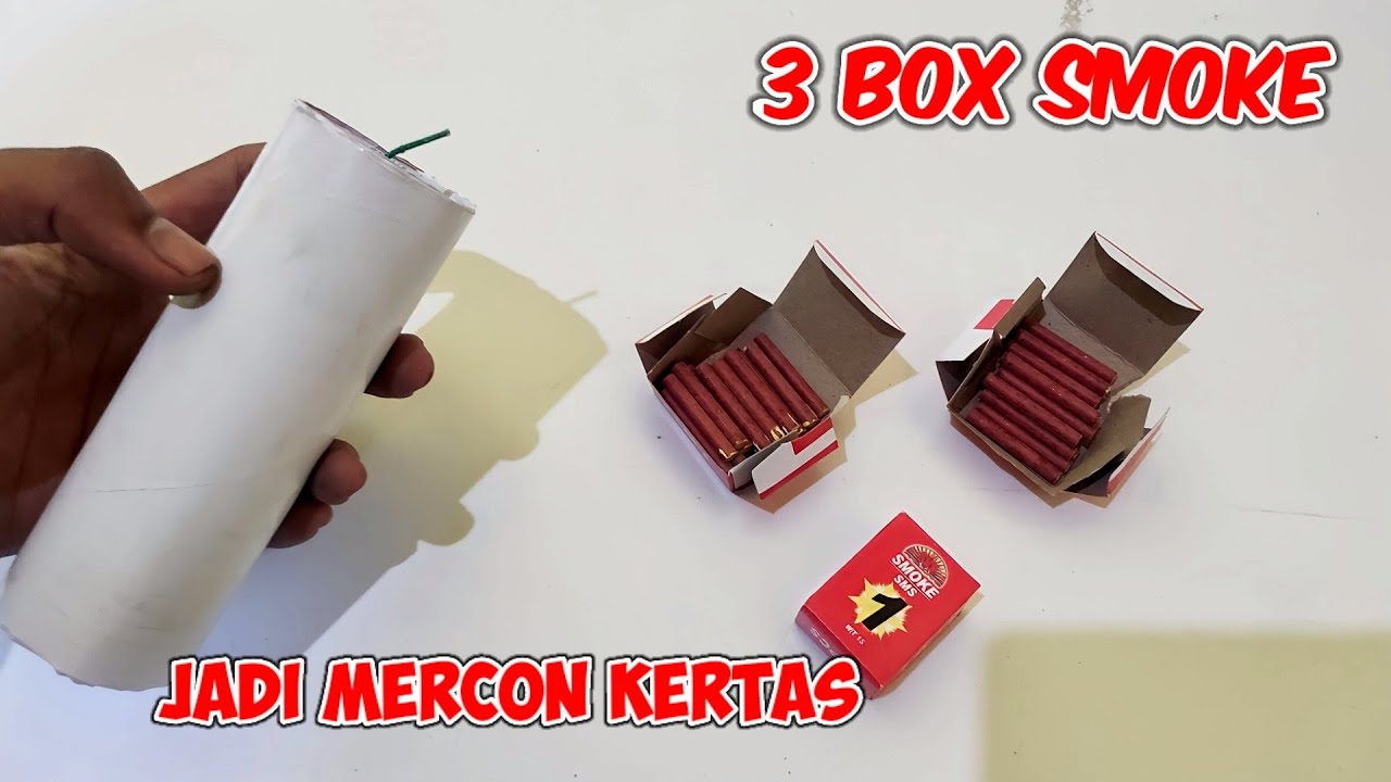 BEDAH 3BOX MERCON SMOKE JADI 2 MERCON KERTAS