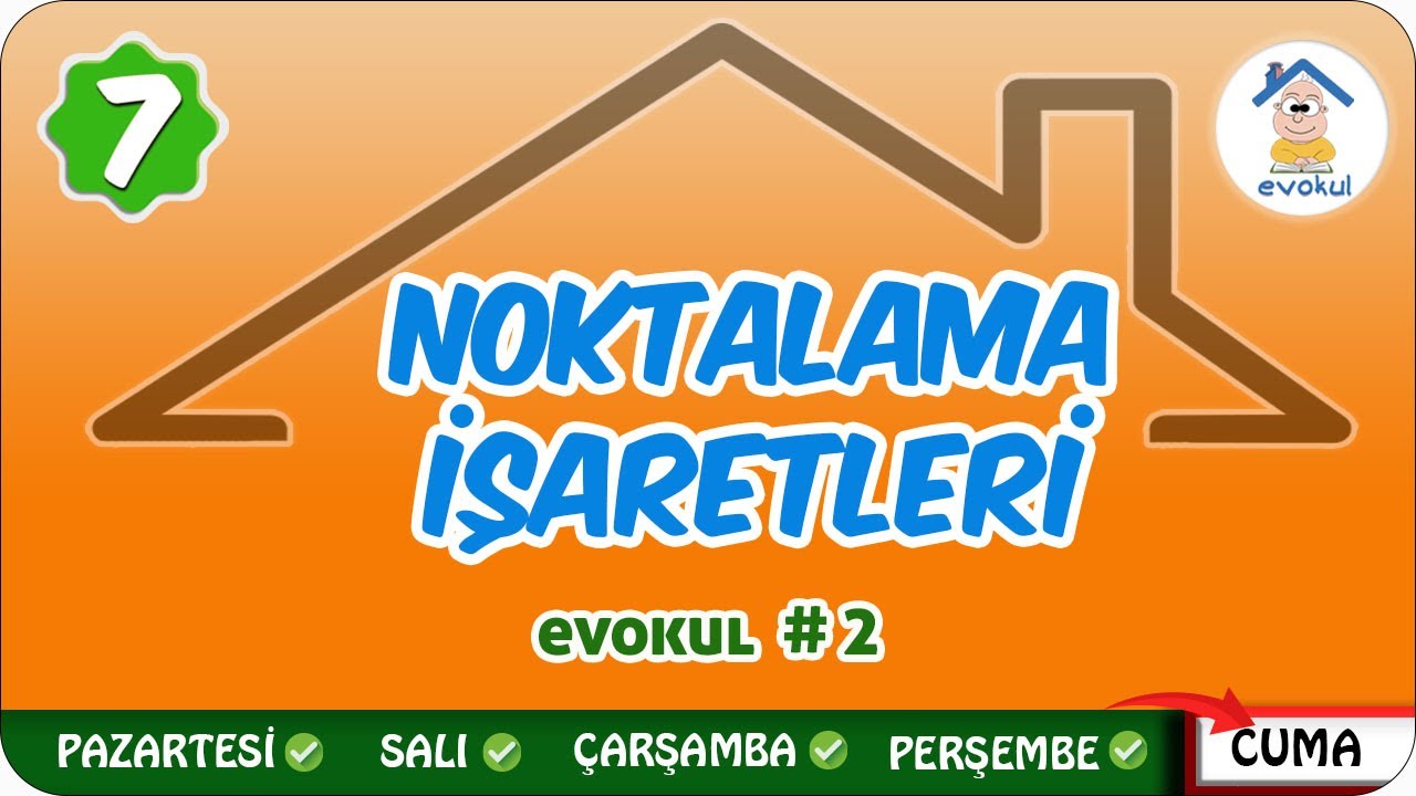 Noktalama İşaretleri | 7.Sınıf #uzaktanegitim #evokul Kampı