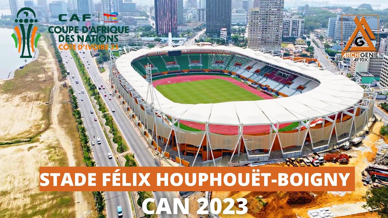 CAN 2023 : LE STADE FÉLIX HOUPHOUËT BOIGNY D'ABIDJAN,  CÔTE D'IVOIRE ( ivory coast)