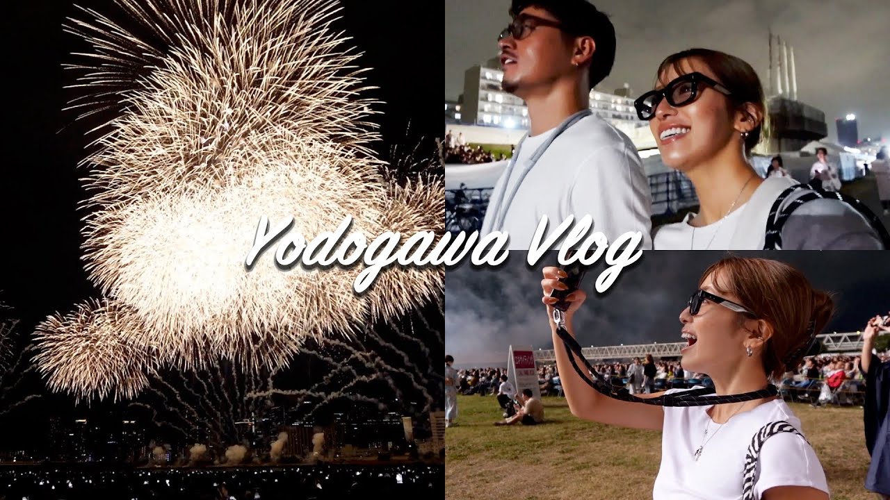 淀川花火大会デート🎆日頃の感謝を込めてプチプレゼントもしてみたよ🎁✨