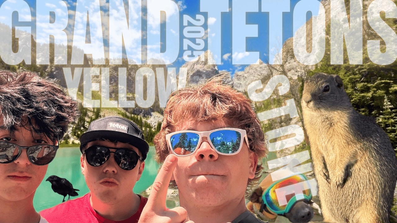 trying something new... (VISITING Yellowstone & Teton National Parks W FRIENDS)