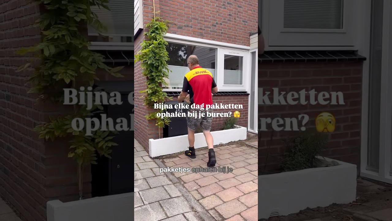 Moet jij ook altijd je pakketten ophalen bij je buren? 👀