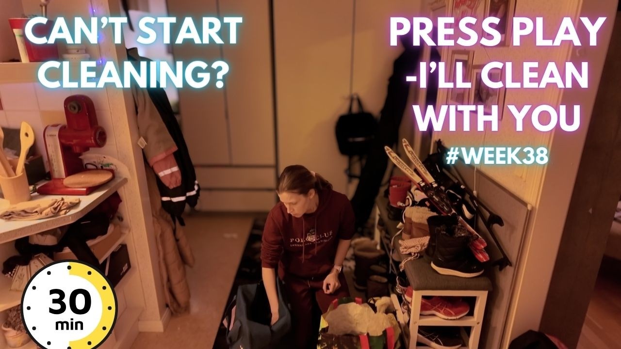 Clean With Me | ADHD Cleaning Motivation + 30 min Real Time Body Doubling