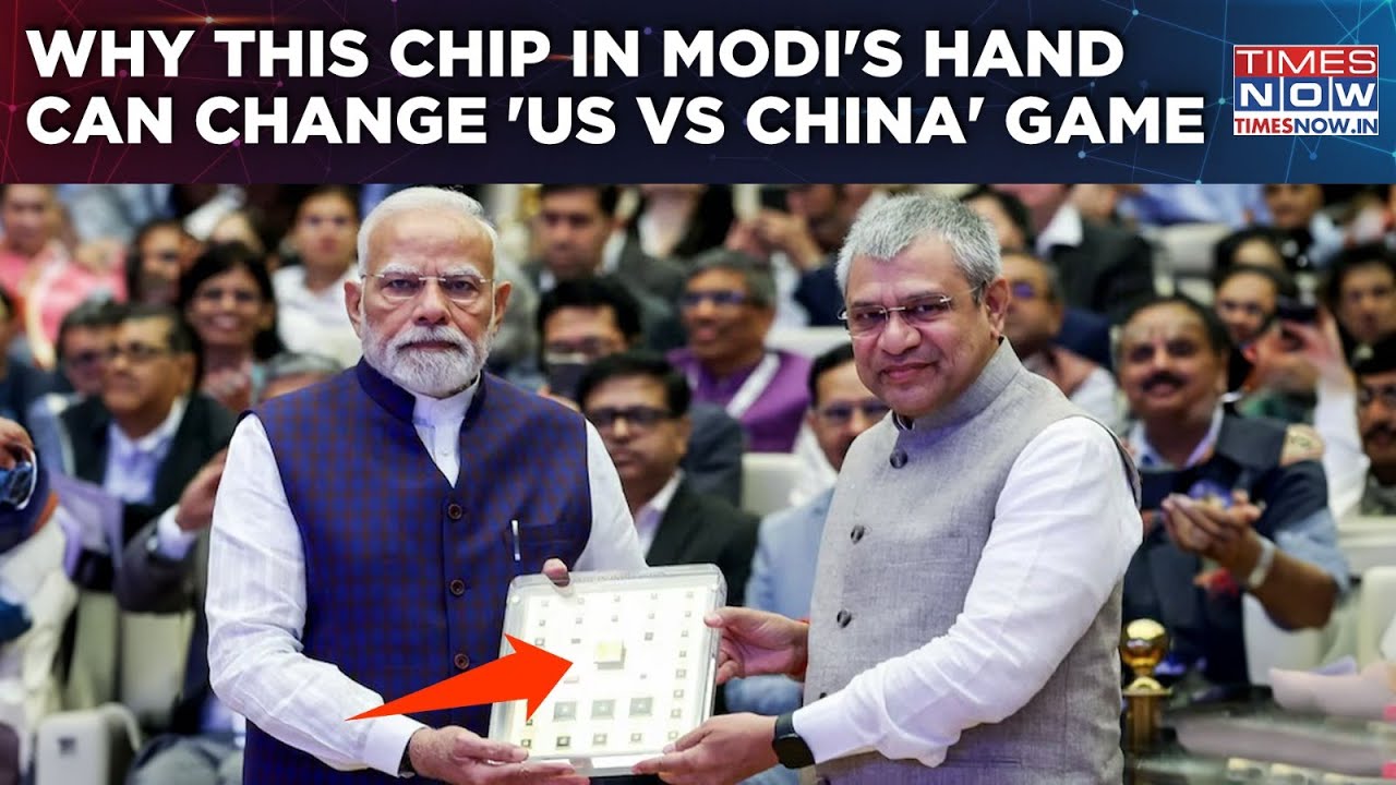 Why First 'Made In India' Vikram 32-Bit Processor Modi Received Can Change 'US Vs China' Game: Watch