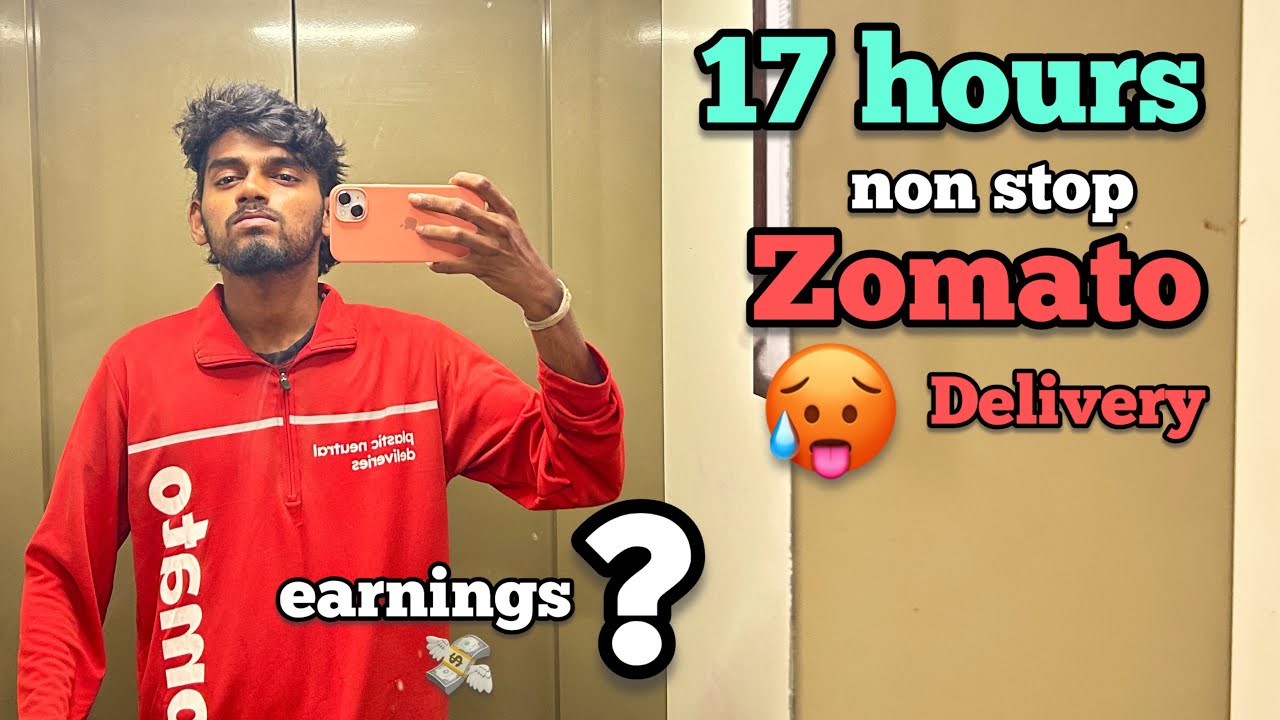 🥵17 hours nonstop zomato delivery how much i earned???💰👿🔥| 75 days earn 1lakhs challenge😱|Tamil