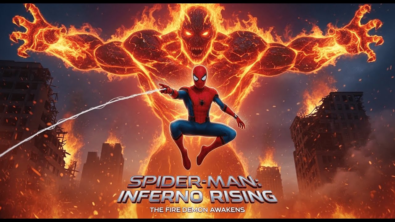 Spider Man Inferno Rising – The Fire Demon Awakens #SpiderMan #InfernoRising #FireDemonAwakens
