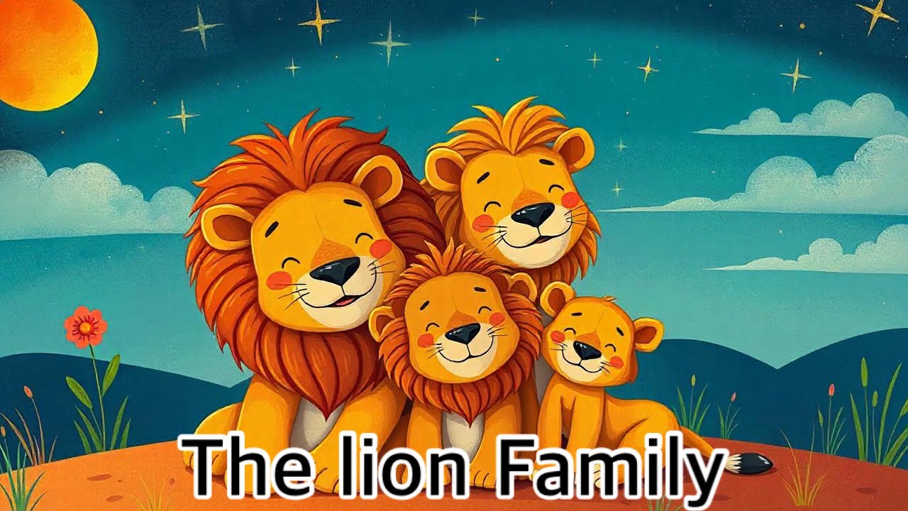 The Lion Family | English Story for Kids
