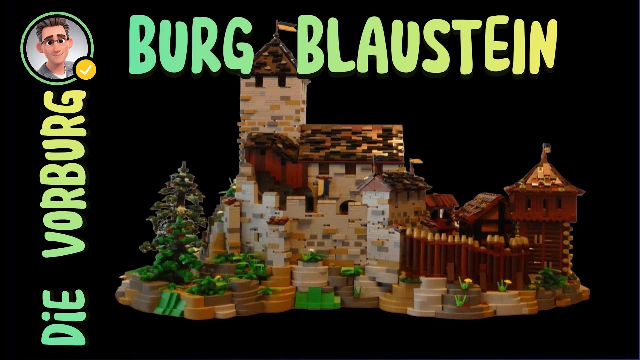 Burg Blaustein - Die Vorburg (1. Bauabschnitt)