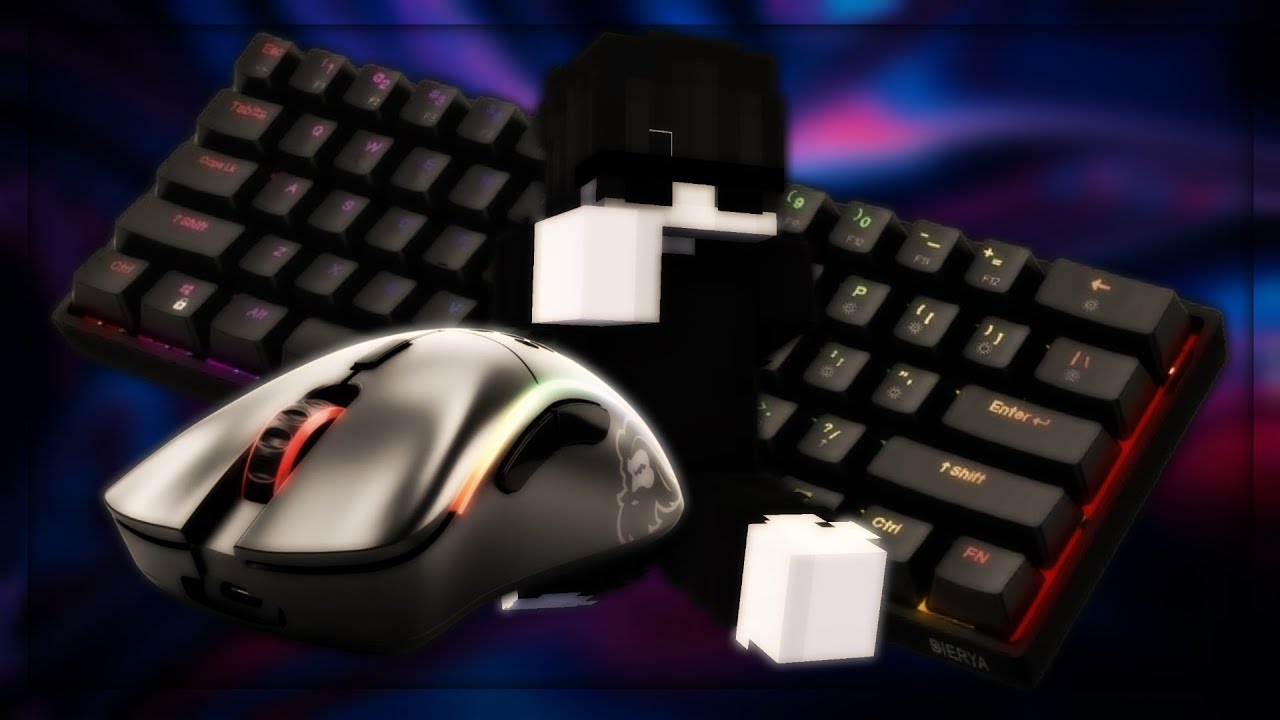 Bedwars Keyboard and Mouse Sounds ASMR - v54 w/ (250 FPS) Model D Wireless and Custom Keyboard