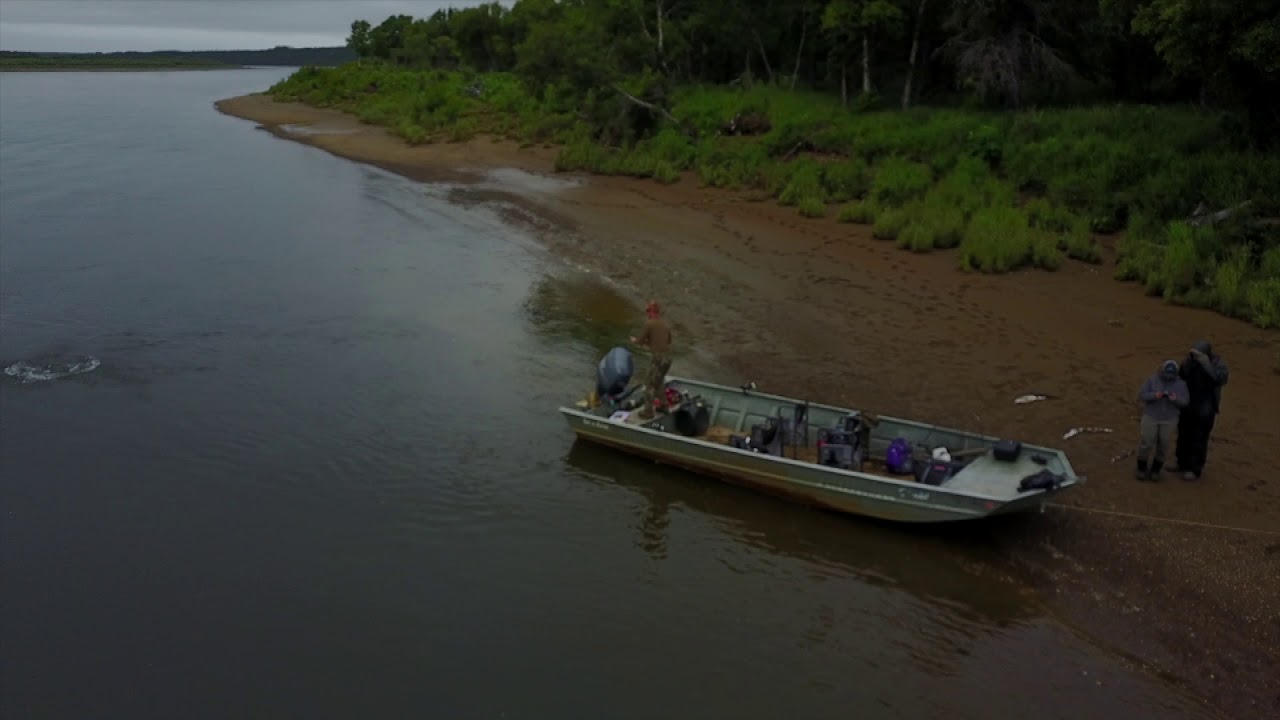 Salmon Fishing With Drone