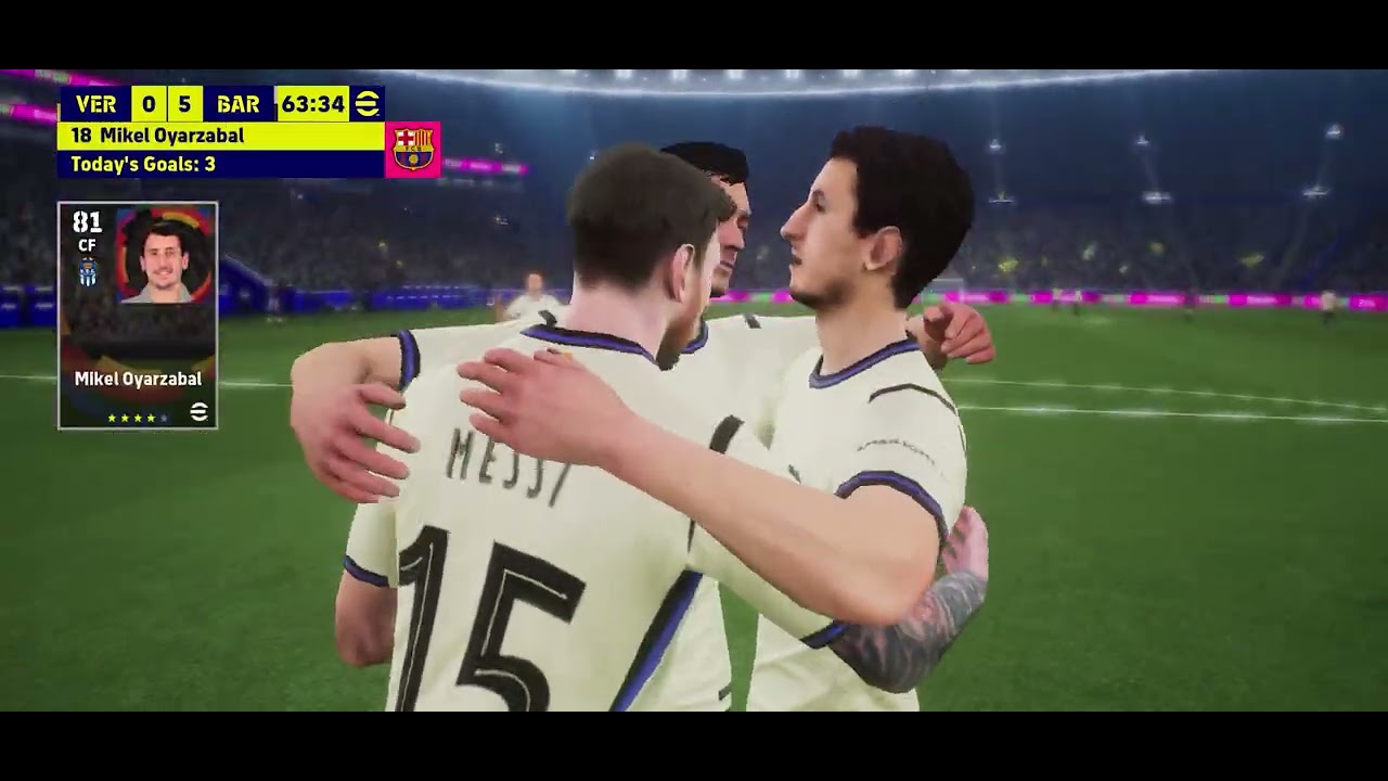 A real football match 