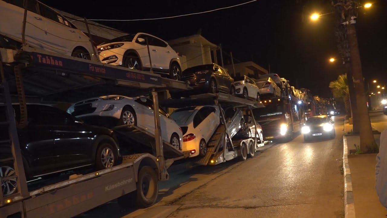 نقل مركبات من ميناد اشدود إلى شركة ترانزيت لتجارة السيارات عبر شركة الطحان
