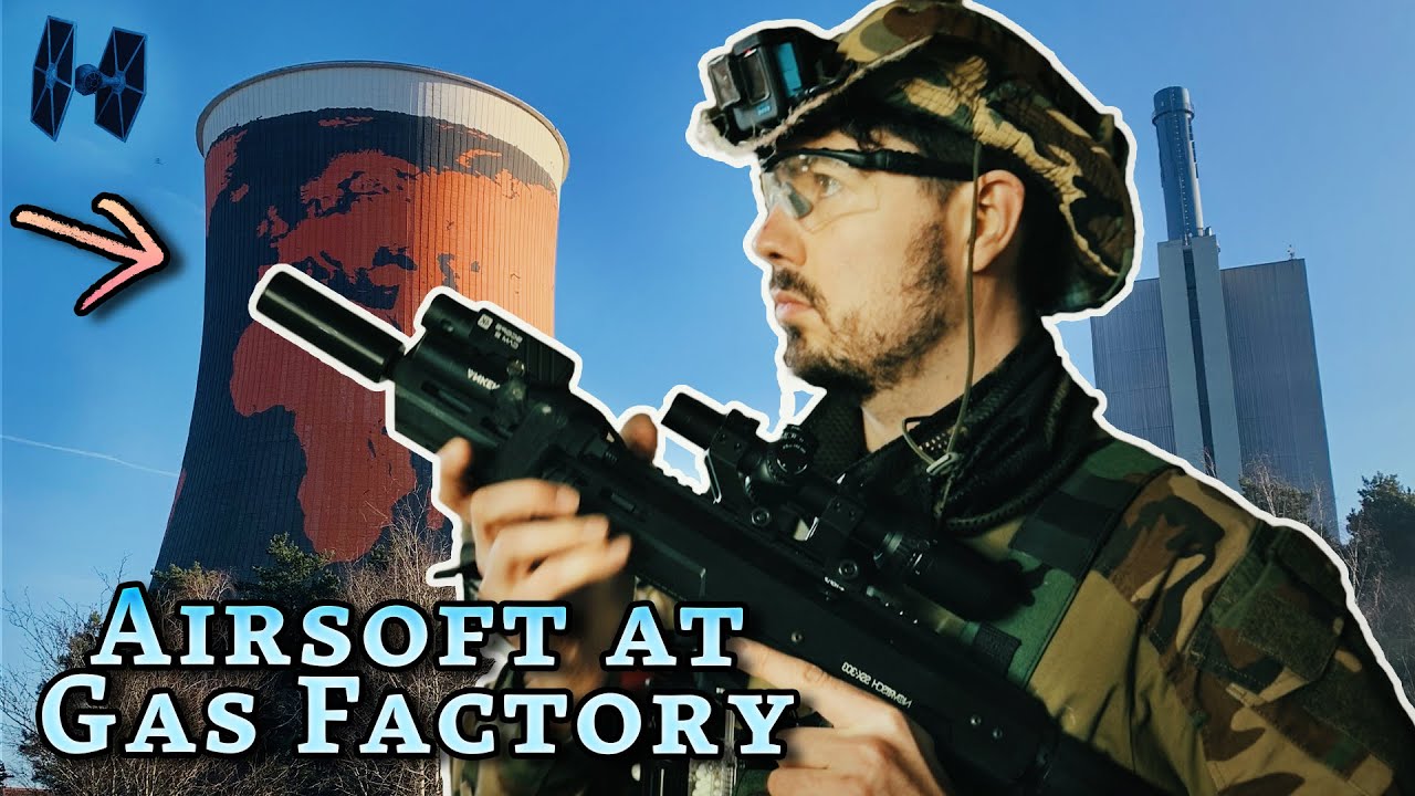 Abandoned Gas Factory Airsoft Gameplay - Tarkov IRL Vibes at Abandoned Power Plant