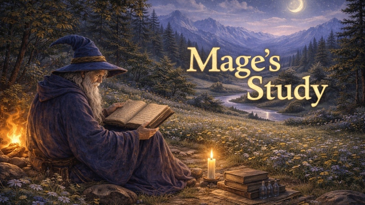 Mage's Study – Medieval Fantasy Ambient Music for Study, Focus & Relaxation