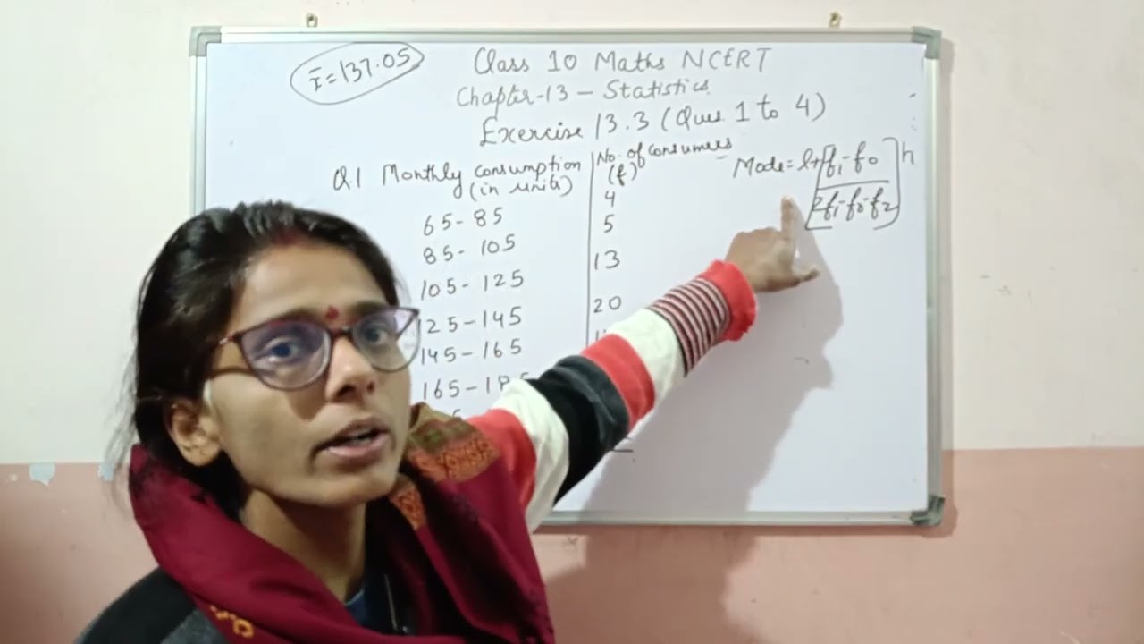 Class 10 Maths|Exercise 13.3 Ques. 1 to 4|Statistics|Chapter-13|NCERT|CBSE 2025-26