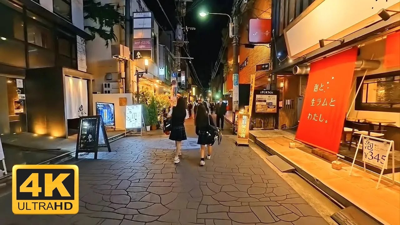 4K Night Walk in Kokura | Lively Streets & Nightlife in Kitakyushu Japan