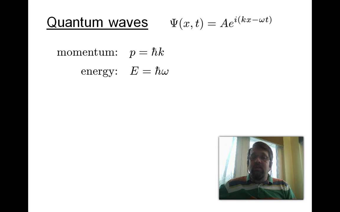 Modern physics lecture 08 -- Quantum waves and the Schrodinger equation
