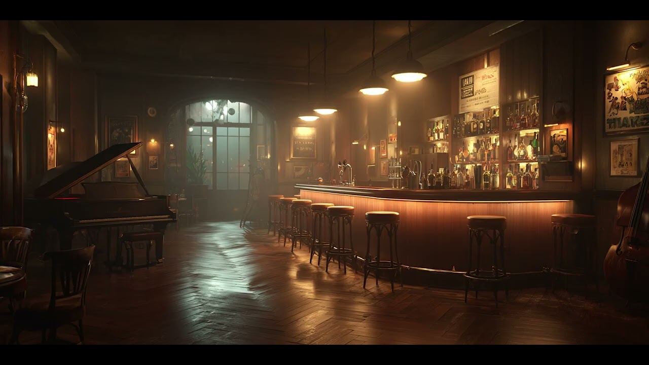 Jazz Bar at Closing Time | Smooth Jazz Ambience for Study, Relax & Late Night Focus
