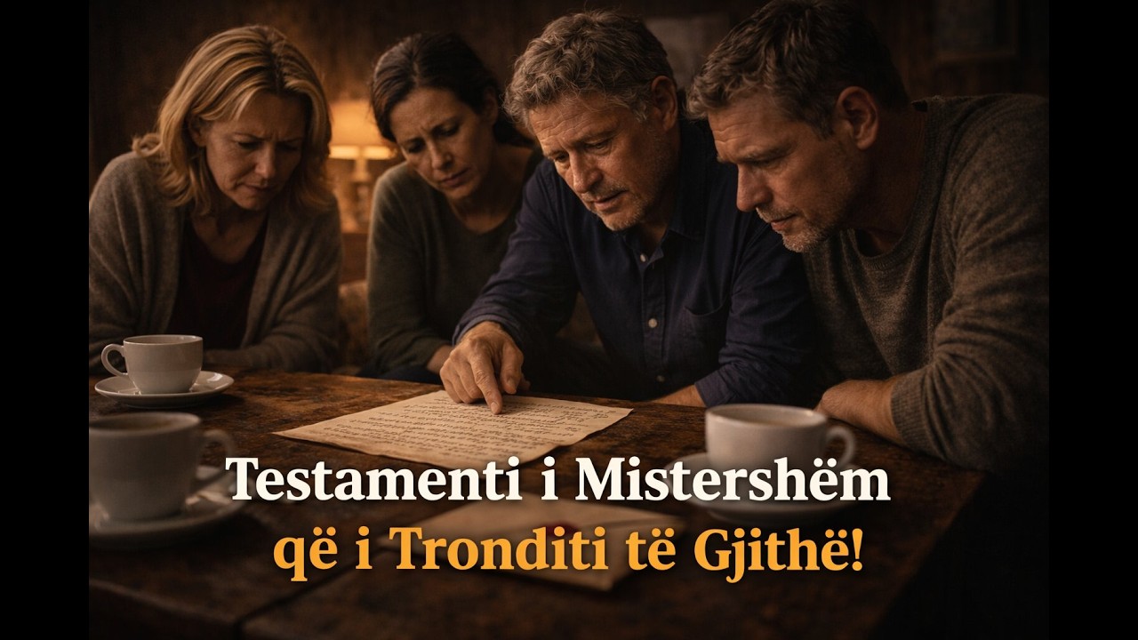Testamenti i Mistershëm që i Tronditi të Gjithë…  Një Amanet që Askush s’e Priste...
