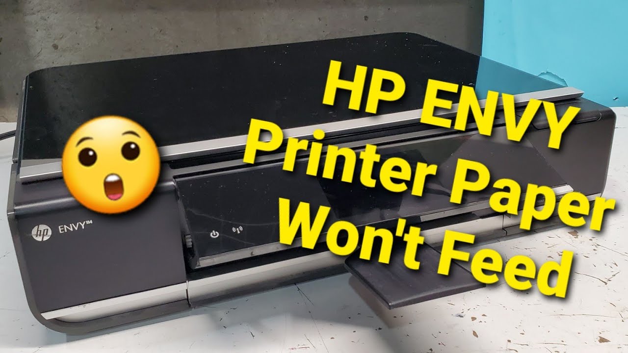 HP ENVY 114 Printer Paper Missing or Jam Error Fix 110 120